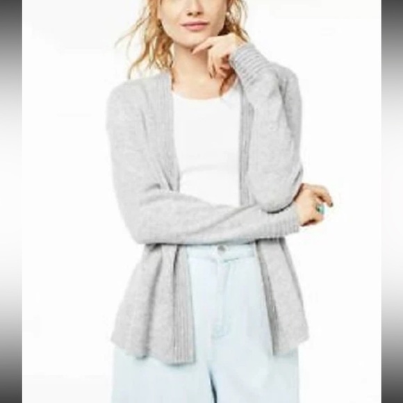 Charter Club 100% cashmere open front cardigan Sweater 35988 - Picture 16 of 16